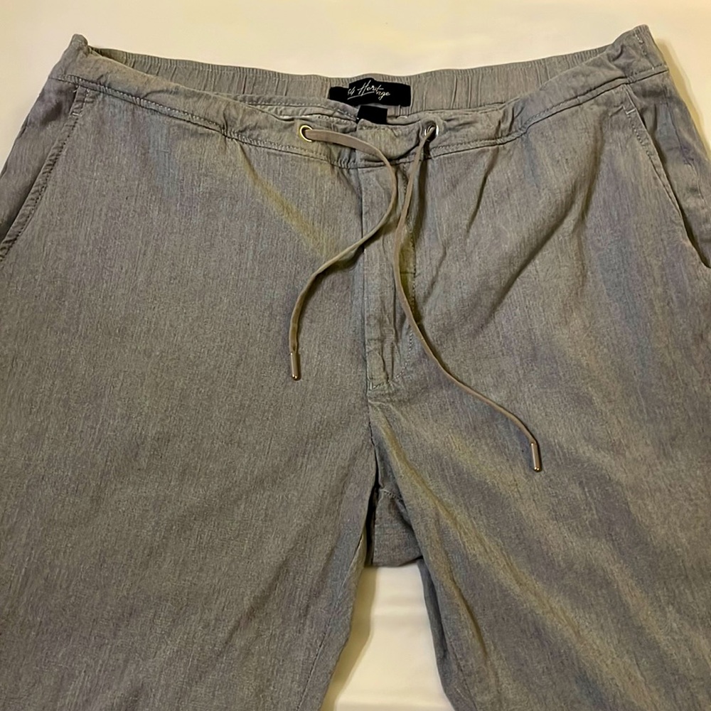 Heritage 34 Carter Cotton Drawstring Pant Heather Modal Elastane Pant Cuffed 36W